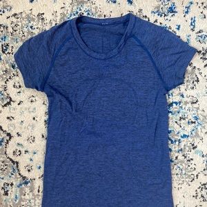 Lululemon Swiftly Tech Short Sleeve Blue Tee